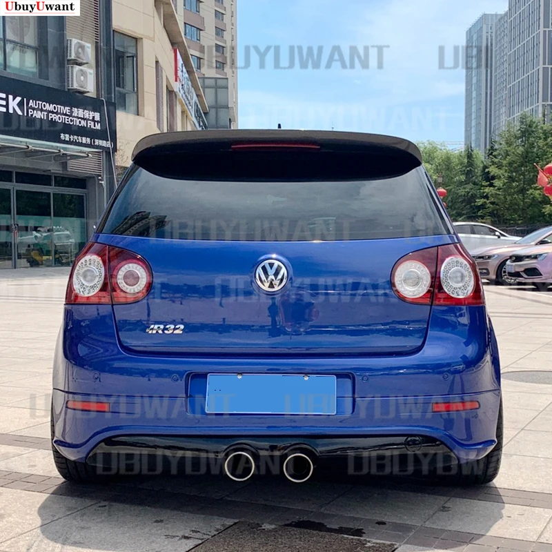 Задняя Крышка багажника из углеродного волокна для MK5 GTi автомобильный спойлер