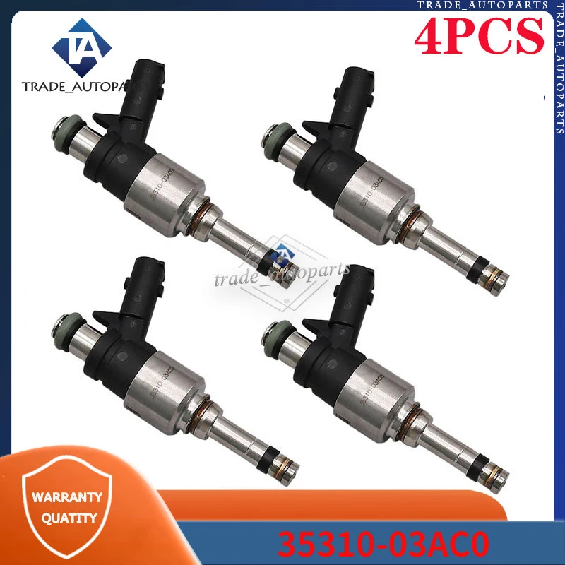 

For 2019-2020 Hyundai Elantra 1.4L Fuel Injectors 4Pcs 35310-03AC0 3531003AC0