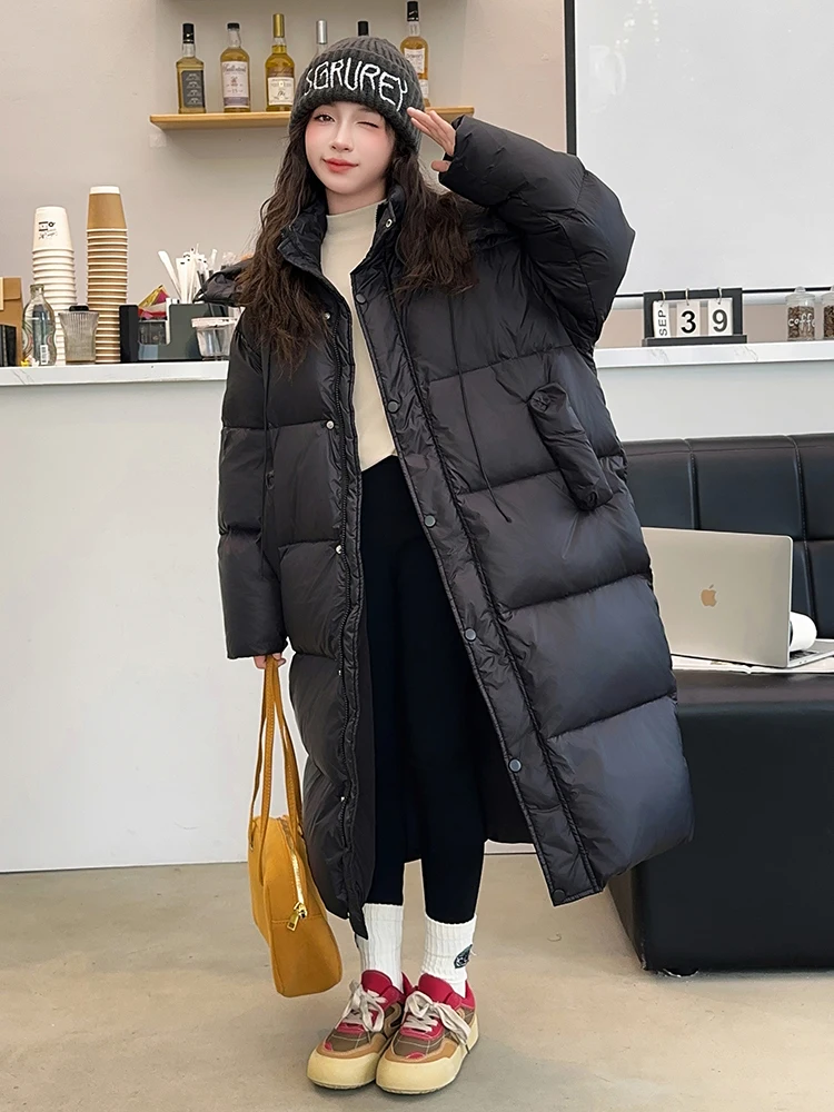 Зимняя одежда для женщин и детей старшего возраста пуховик 2024 новинка корейский