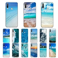 maiyaca blue sea phone case for huawei y 6 9 7 5 8s prime 2019 2018 enjoy 7 plus