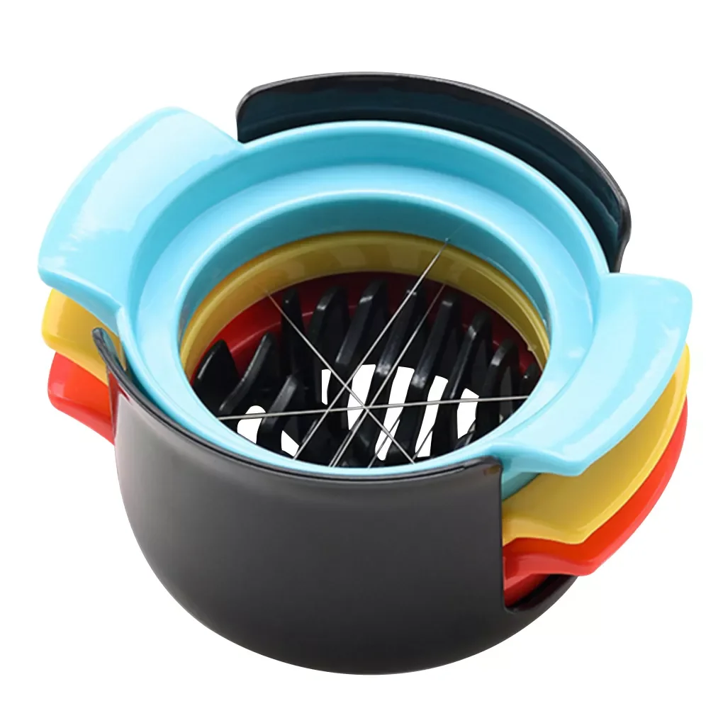 

Slicer 3 In 1 Cut Eggs Cooked Eggs Cutter Household Boiled Eggs Creative Tools Bento Cut Flower Shaper Kitchen Accessories