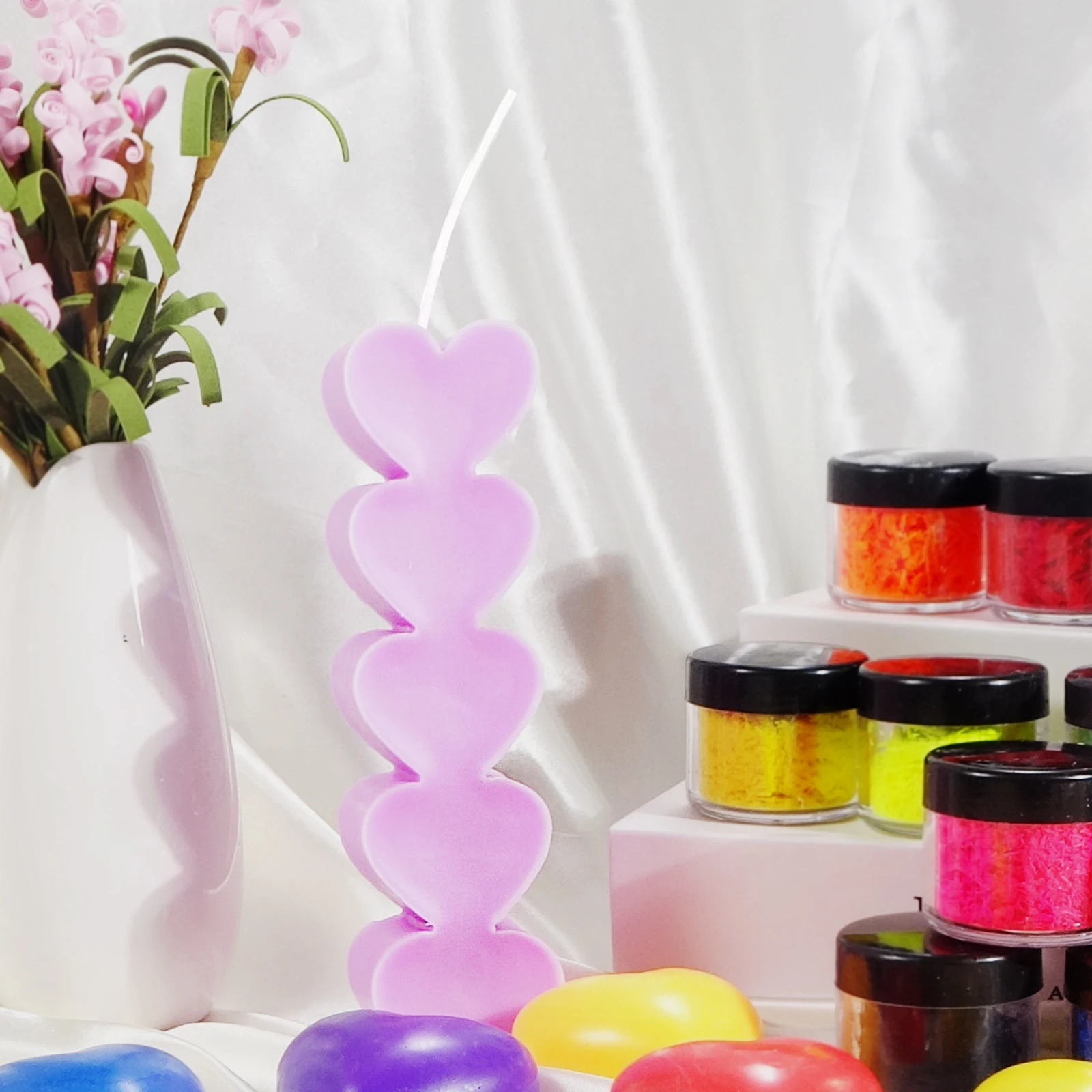 12 Colors Candle Dyes Soy Making Pigment DIY Aromatherapy Wax Filamentous Non-toxic Colorant |