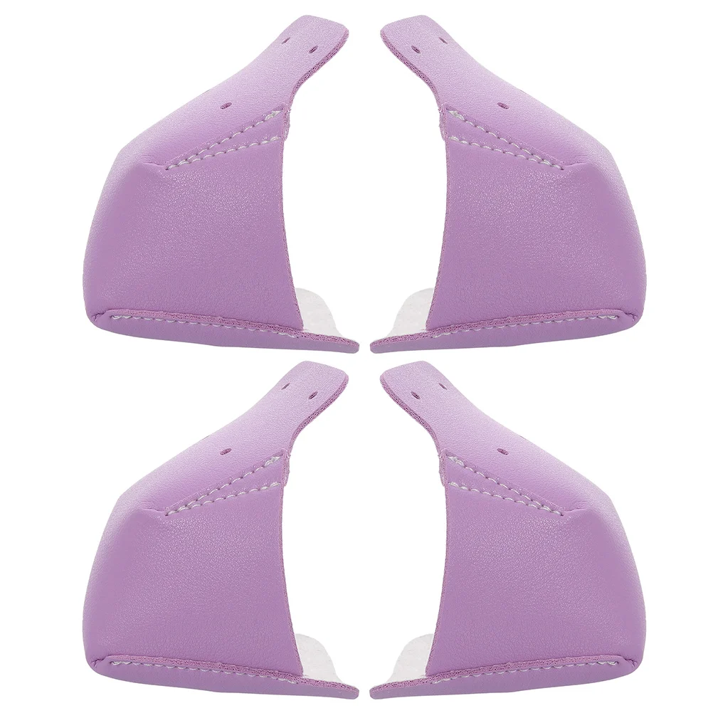 

Toe Skate Roller Skates Guards Covers Caps Protectors Protector Boot Leather Protection Accessory Cap Front Artificial