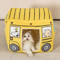 luxury pets dogs accessories supplies pet bed house puppy small dog car shape cat kitten cave folding bed mat kennel furniture