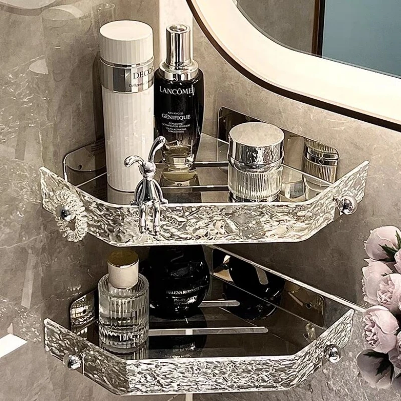 Пластик и SS304 стеллаж для хранения аксессуаров ванной комнаты Salle De Bain