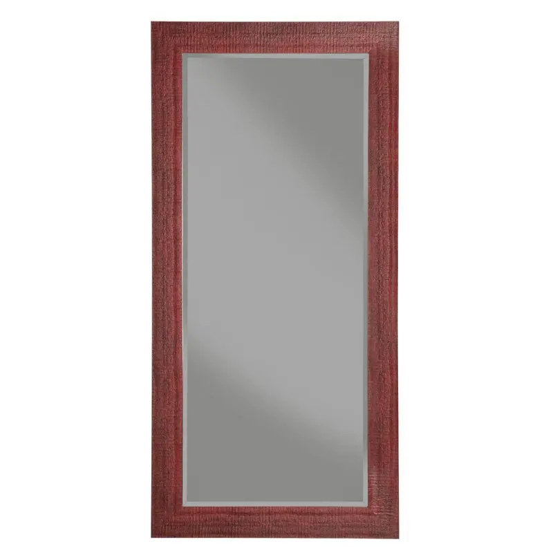 

Red Full Length Leaner Mirror