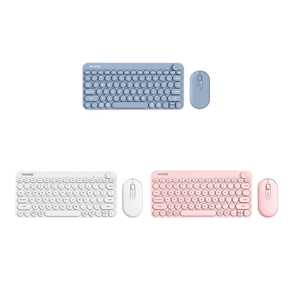 Двухрежимная Bluetooth-клавиатура и мышь, перезаряжаемая беспроводная клавиатура, мышь, мини-клавиатура в простом стиле для IPad, планшета, ПК