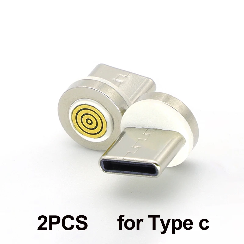 

7-контактный 3A USB-A тип C магнитные наконечники для кабеля быстрой зарядки адаптер для магнитного зарядного устройства Samsung 360 ° Соединитель вращения градусов