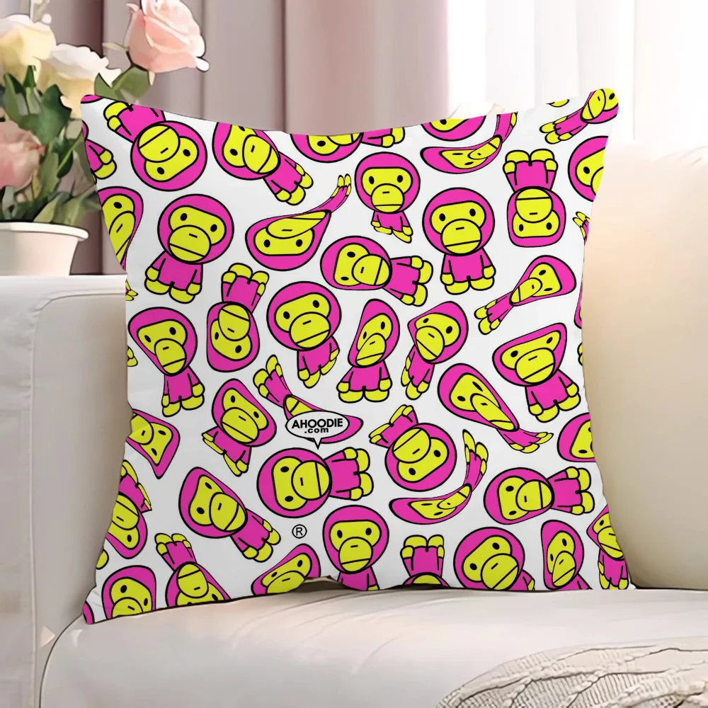 Искусственный Аниме Плюшевый Чехол Для Подушки 45x45 См Декоративная Наволочка