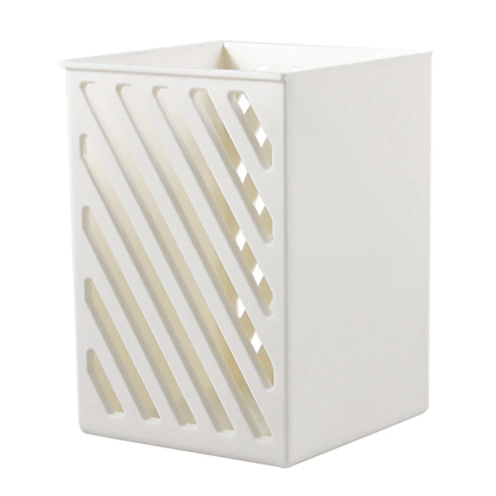 

Brush Holder Makeup Organizer Penpencil Box Cup Decorative Storage Case Desk