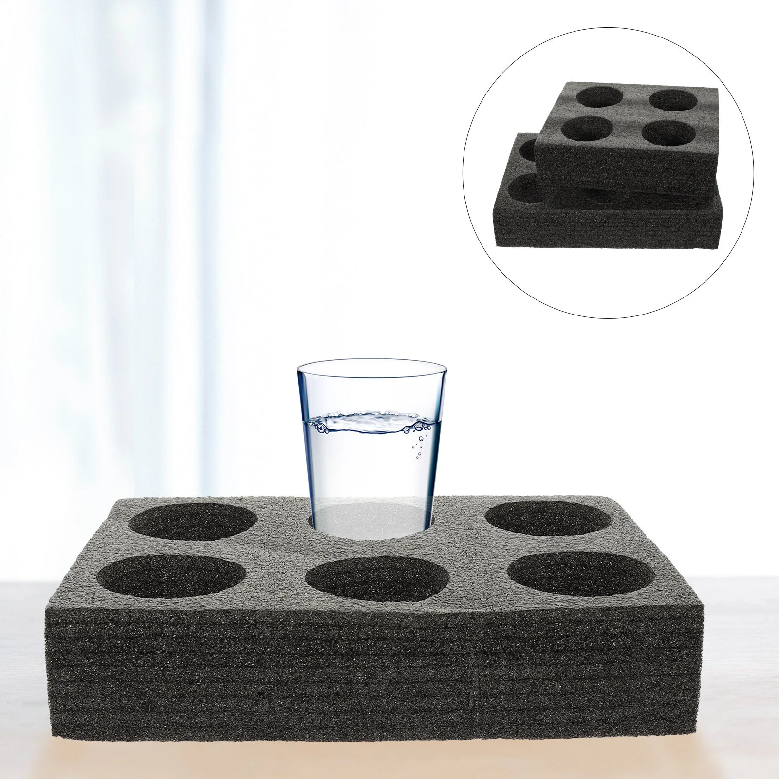 

2 Pcs Beverage Can Outdoor Cup Stand Multi-hole Holder Takeout Accessory Coffee Packing Trays Cold Drinks Carrier