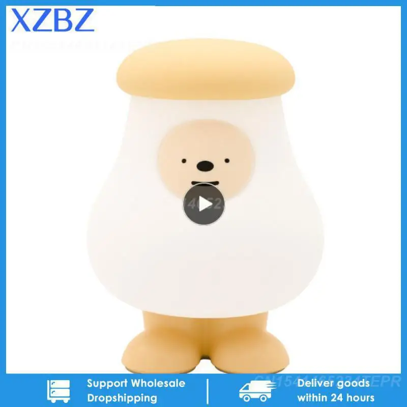 

1/3/5PCS Silicone Atmosphere Lamp Convenient Operation Delay Off Light Lamp Indoor Lighting Clap The Lamp 2700k Warm Light