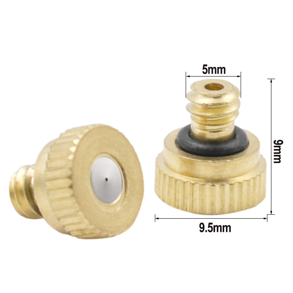 

Brass Low Pressure Fine Atomizing Nozzle Atomizing Lawn Garden Sprinkler Irrigation Mist Spray Nozzle Sprayers Head