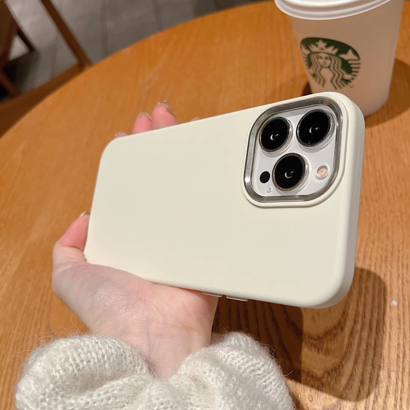 

Luxury Liquid Silicone Case For iPhone 14 13 12 11 Pro Max iPhone14ProMax Soft Silion Rubber Anti Shock Candy Color Full Covers