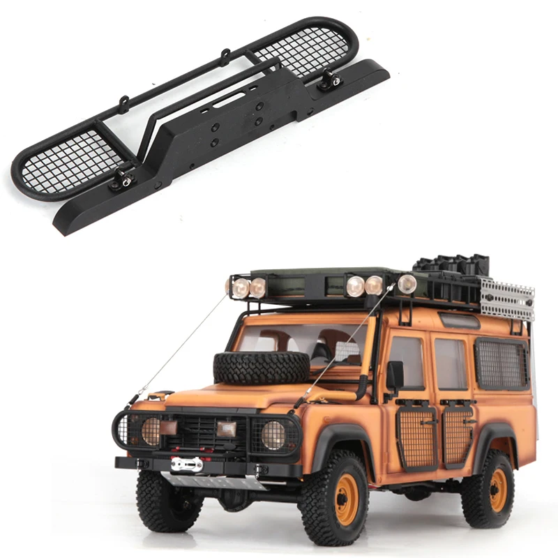 Металлический передний бампер для 1/10 RC Crawler Car Traxxas TRX4 Defender RC4WD D110 детали