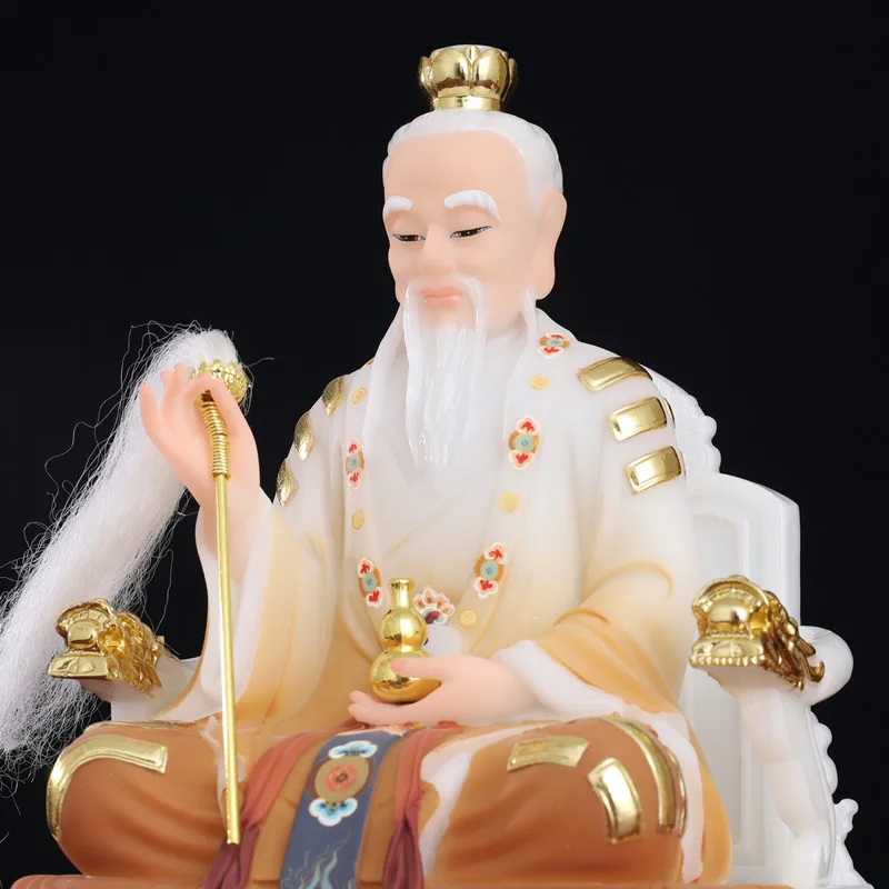 Taoist высококачественный нефритовый позолоченный ташань Лао Цзюнь Бог Будда