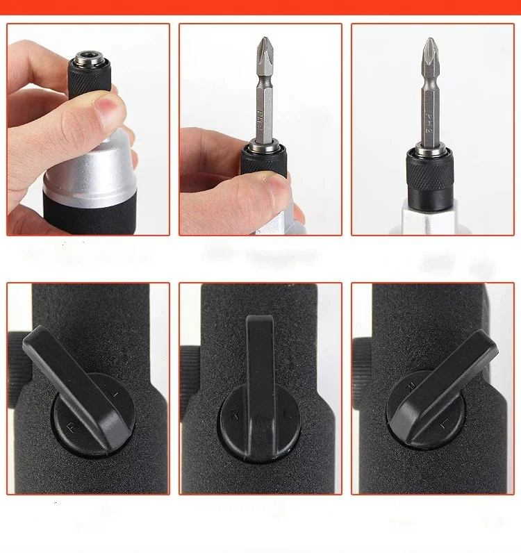 Профессиональные инструменты Tarboya 1/4 дюйма реверсивная отвертка сцепления для