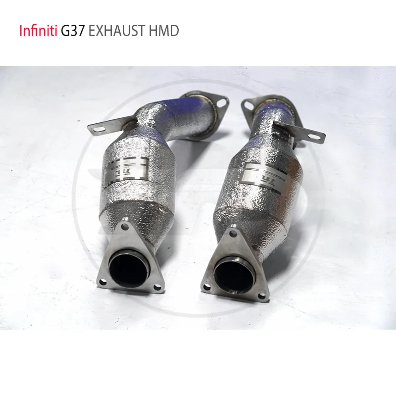 

HMD Exhaust Downpipe for Infiniti G37 Car Accessories With Catalytic Converter Manifold Catless Header