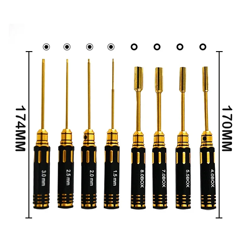 Набор шестигранных отверток RC - 16 шт. гаечных ключей Инструмент отвертки для