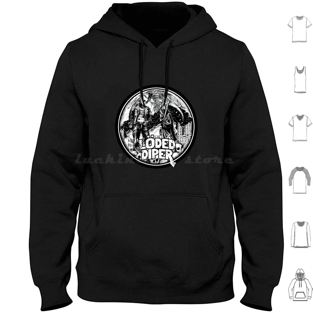 

Loded Diper Band Artwork Hoodies Long Sleeve Loded Diper Rodrick Of A Wimpy Kid Rodrick Heffley Greg Heffley