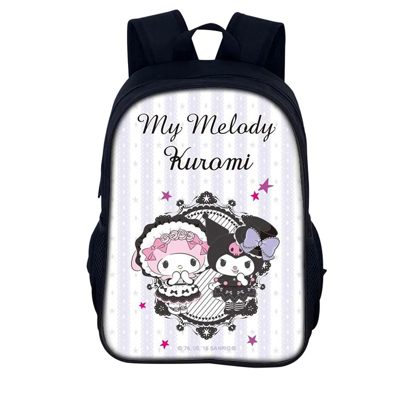

New Sanrio Kuromi Peripheral Two-dimensional Cute Cartoon Schoolbag for Primary and Secondary School Students 16-inch Backpack