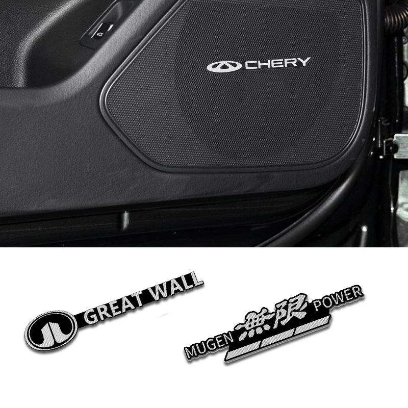 

Car Interior Styling Sticker Audio Speaker Decals For Ford Focus Mondeo MK1 MK2 MK4 MK3 Fiesta Ranger ST Line Escape Explorer