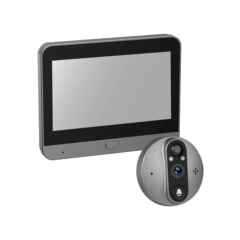 Умный беспроводной Wi-Fi видеодомофон Tuya 3-миллионный двусторонний домофон