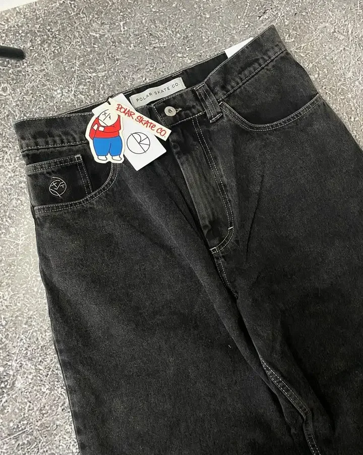 Harajuku широкие джинсы