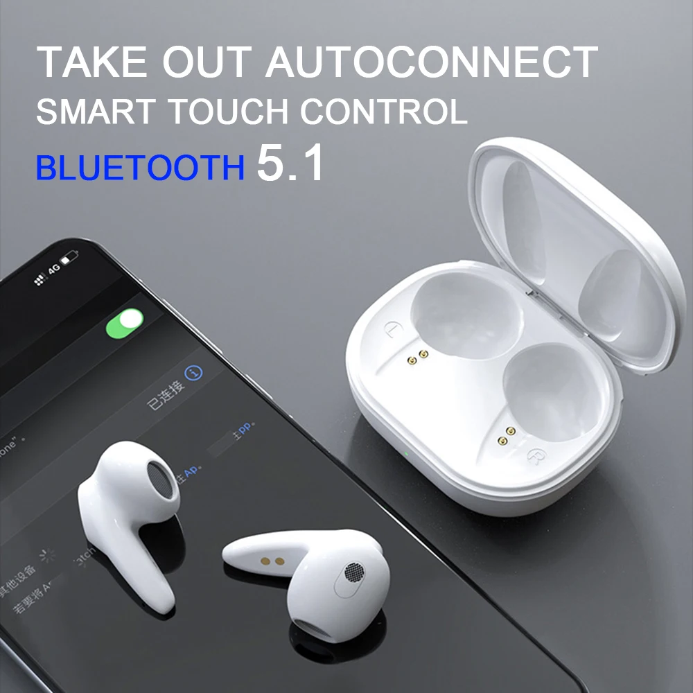 Беспроводные наушники Bluetooth 5 1 HiFi стерео Бас сенсорное управление TWS гарнитура
