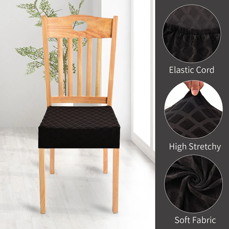 Чехол на стул в клетку эластичный чехол сиденье для столовой Нескользящие чехлы