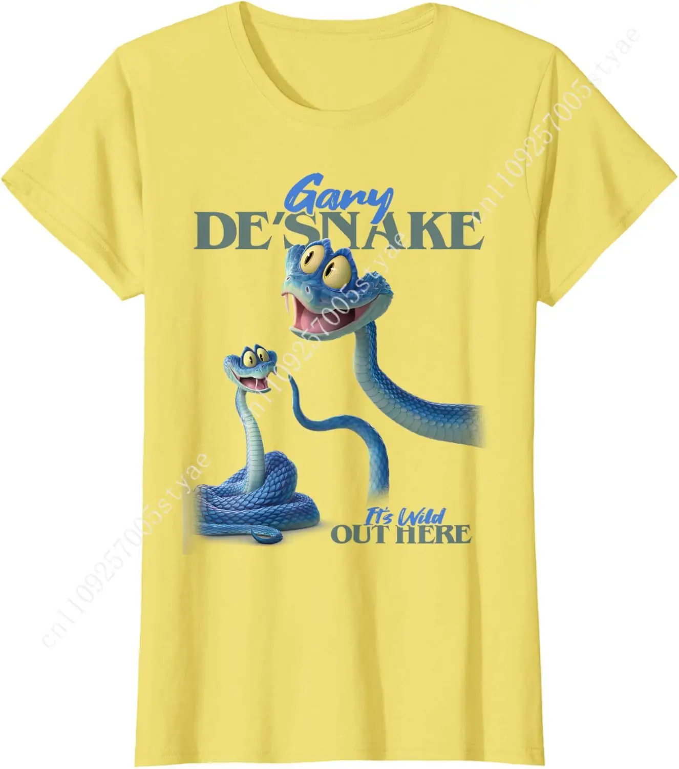 Фото Футболка Disney Zootopia 2 Gary De'Snake It's Wild Out Here для мальчиков и девочек, милый топ, детская футболка, праздничный наряд, одежда для отпуска №2