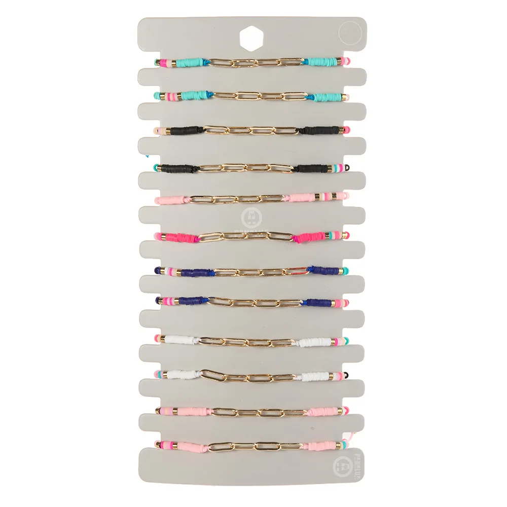 Женский браслет из полимерной глины 12 шт. в стиле бохо |