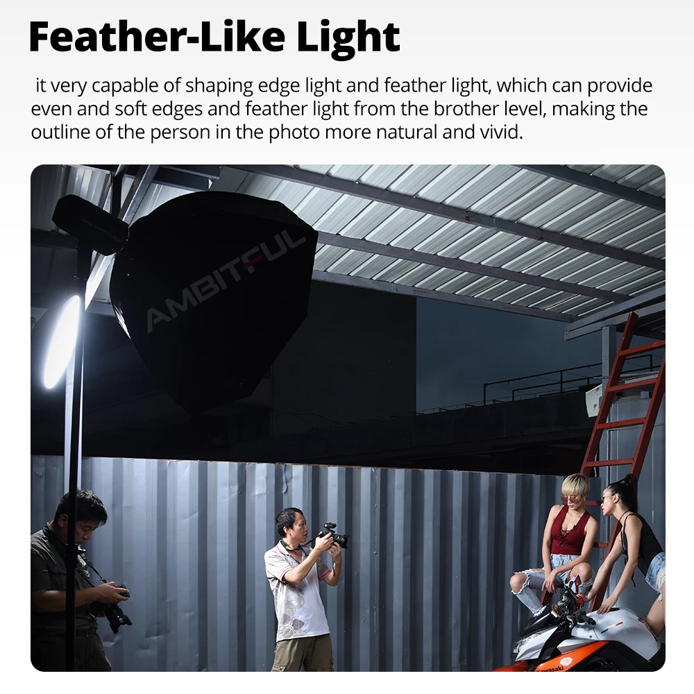 Godox SB-UE 80cm 95cm 120cm Portable Octagonal Umbrella Softbox with Honeycomb Grid for Bowens Mount Studio Flash |