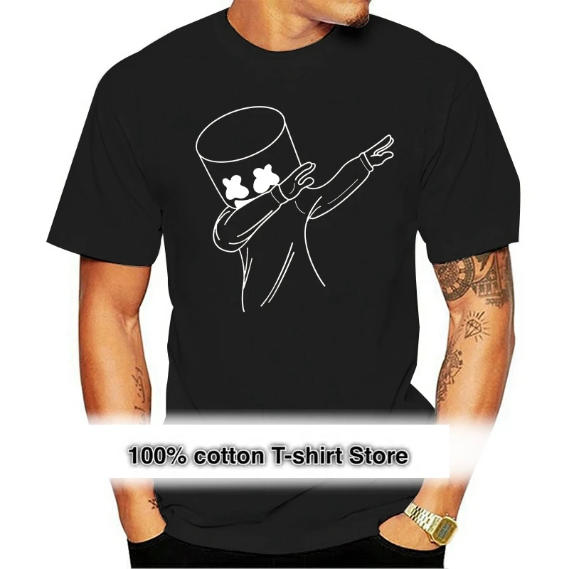 

Забавная футболка Dabbing с зефиром, забавные подарки, футболка с коротким рукавом в стиле хип-хоп