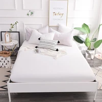 yaapeet 1pc 100cotton bed sheet queen size fitted sheet with elastic band cotton bed linen king size mattress cover180x200