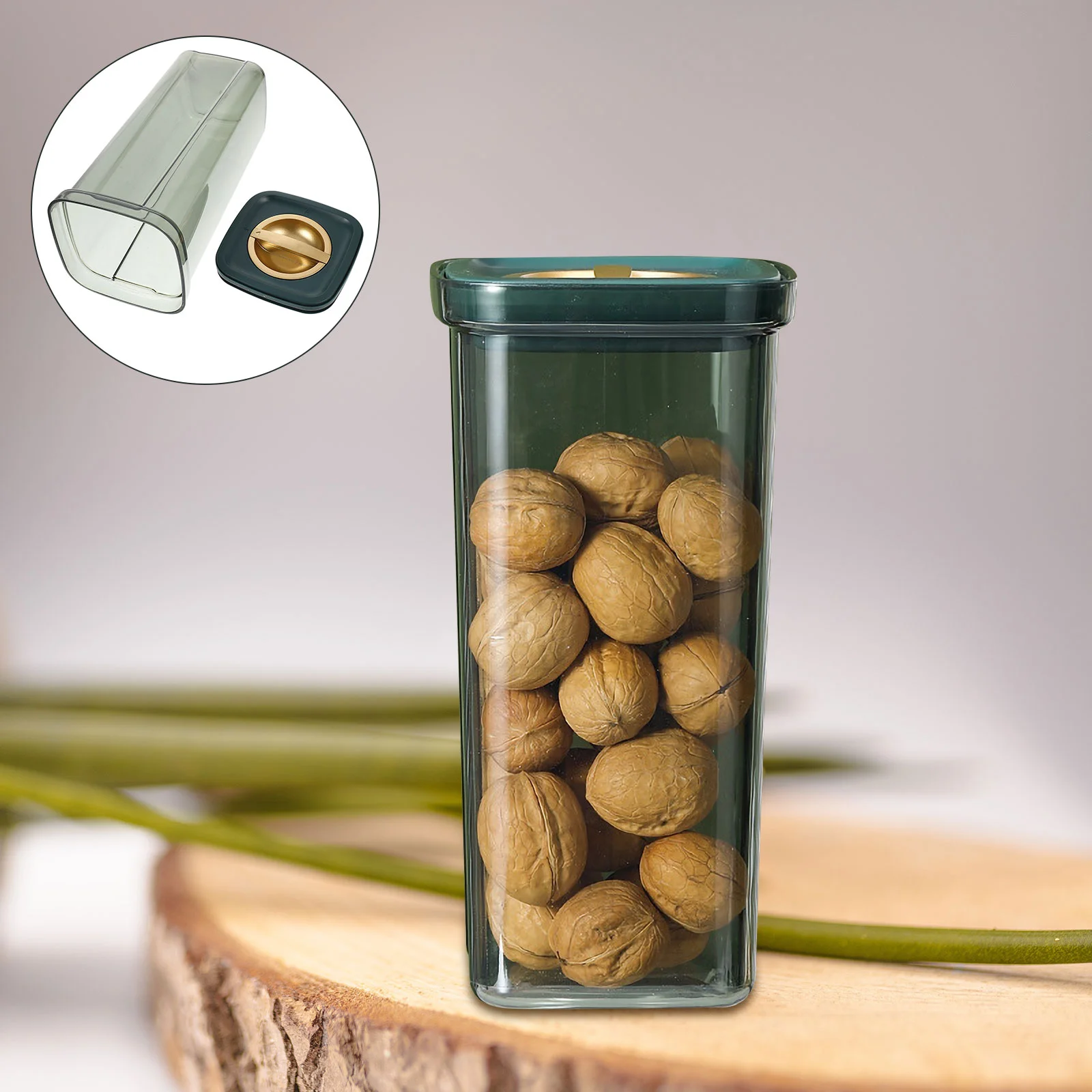 

Decorative Household Small Grain Container Airtight Grain Container Cereal Storage Container for Home Kitchen Storage Foods