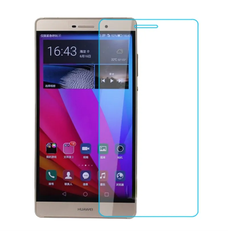 

0.3mm Tempered Glass for Huawei P8 max Screen Protector Protective Glass Film 9H HD Front Templado Pelicula De Vidro P8 Max 6.8"