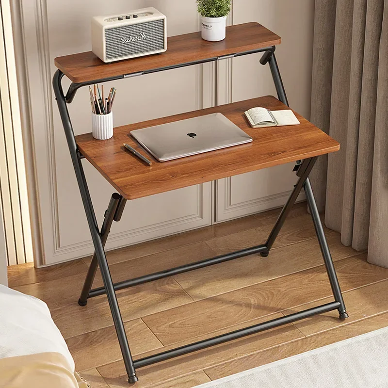 Складной компьютерный простой стол складной для кабинета дома офиса спальни