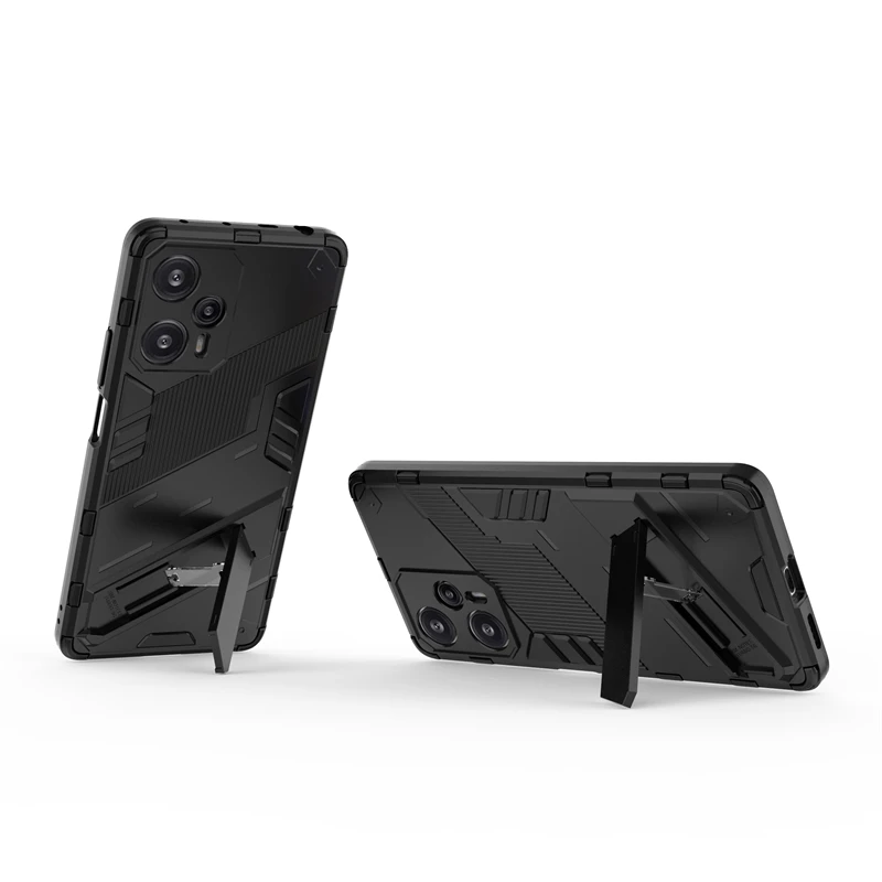 Holder Case For Xiaomi Poco F5 Cover For Poco F5 Capas Phone Bumper Back Armor Kickstand Shockproof Cover Poco F5 Pro F 5 Fundas