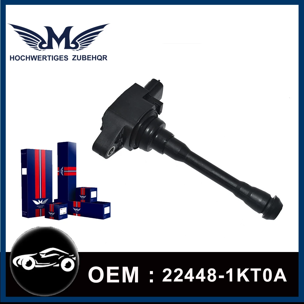 M бренд 22448-1HM0A 22448-JA00C 22448-JA00A 22448-1KT0A Катушка зажигания для Nissan March K13 Sunny N17 Sylphy B17 Tiida C12