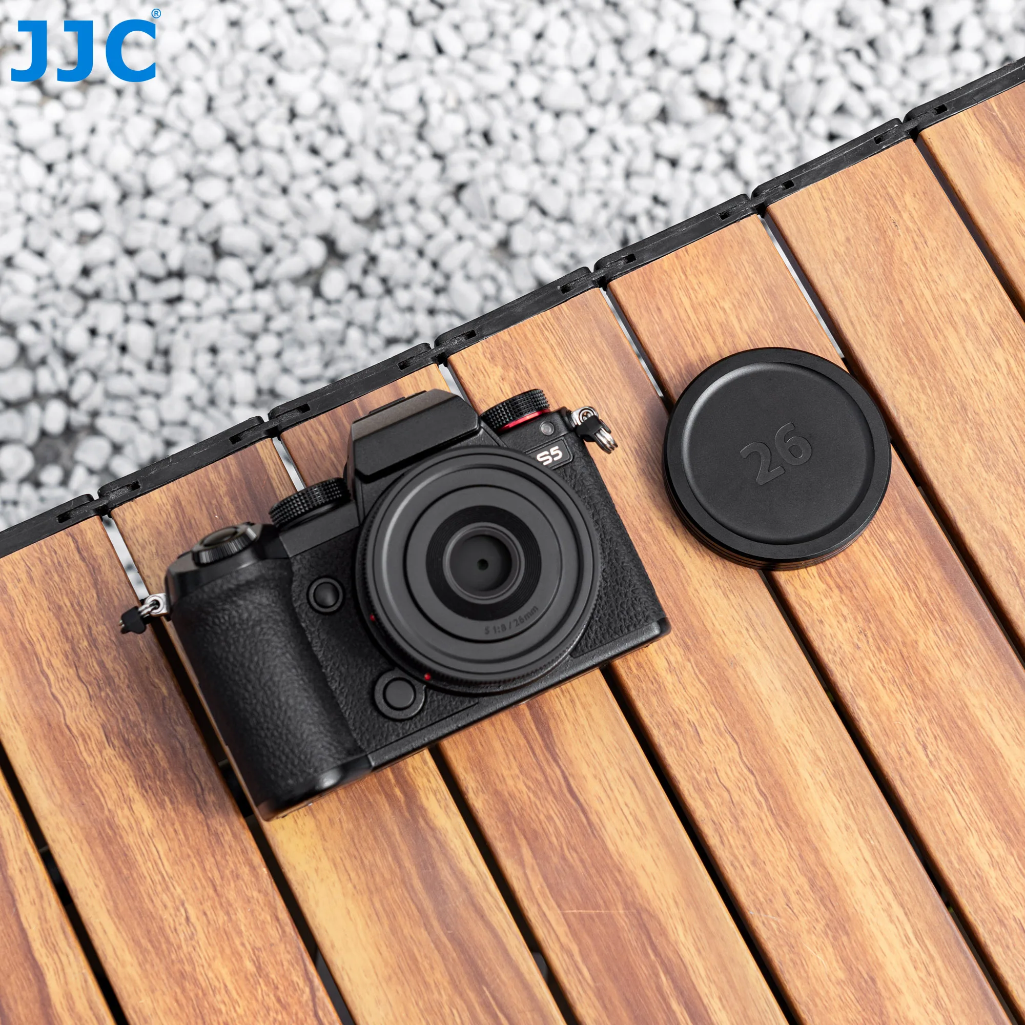 Металлическая крышка объектива JJC для объектива Panasonic Lumix S 26 мм f8 (Leica L) Крышка объектива Защита от пыли и отпечатков пальцев (art.: 3920c995fefec) - 3920c995fefec