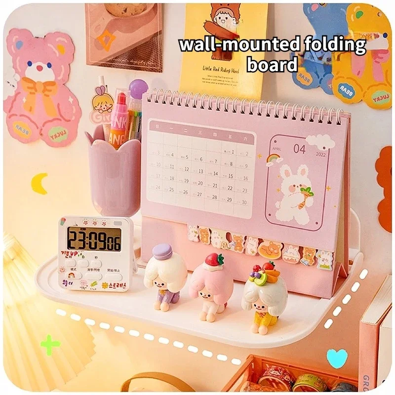 

Складная настенная полка для хранения без отверстий, складная настенная прикроватная подвесная полка для ванной комнаты