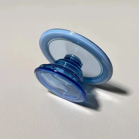 Розовая круглая магнитная ручка для телефона Magsafe Tok Griptok, подставка для iPhone, забавный складной держатель для беспроводной зарядки