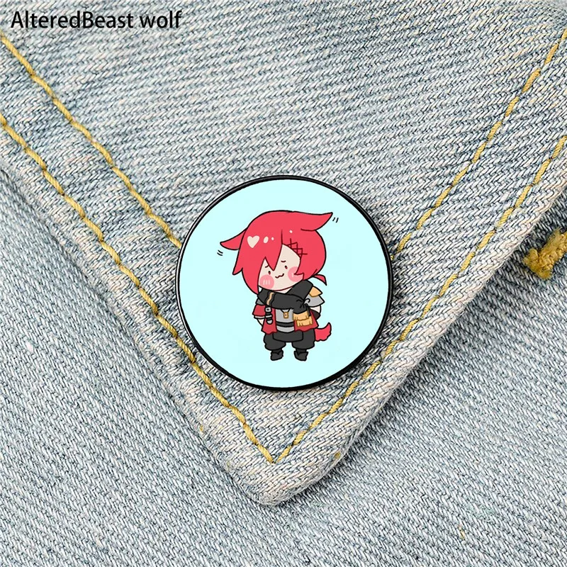 

Shy Graha Pattern Printed Pin Custom Funny Brooches Shirt Lapel Bag Cute Badge Cartoon enamel pins for Lover Girl Friends