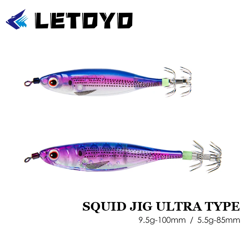 LETOYO Строительная приманка 100 мм 9 5 г осьминог джиг Egi для морской рыбалки кальмар