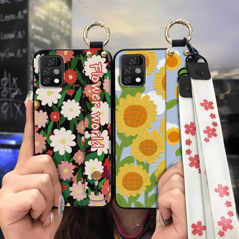 soft case dirt resistant phone case for umidigi a11 pro max ring sunflower painting flowers free global shipping