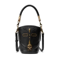 norbinus genuine leather shoulder bag fashion bucket bags women purses and handbags messenger crossbody bag ladies designer bags