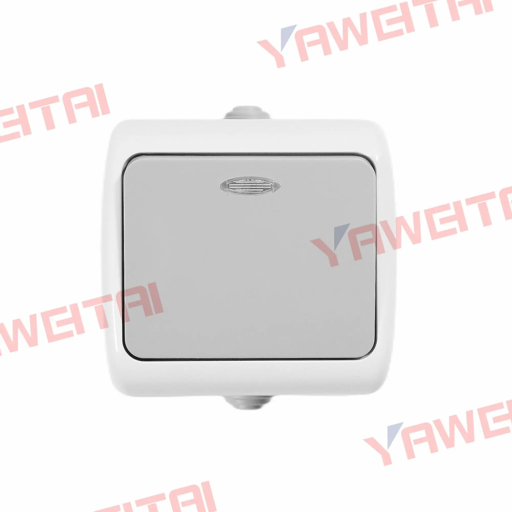 

Eu 1/2 Switch With Indicator10A250V Installed Directly Push Button Switch Wall Light On/Off with CE for bright outdoors and Home