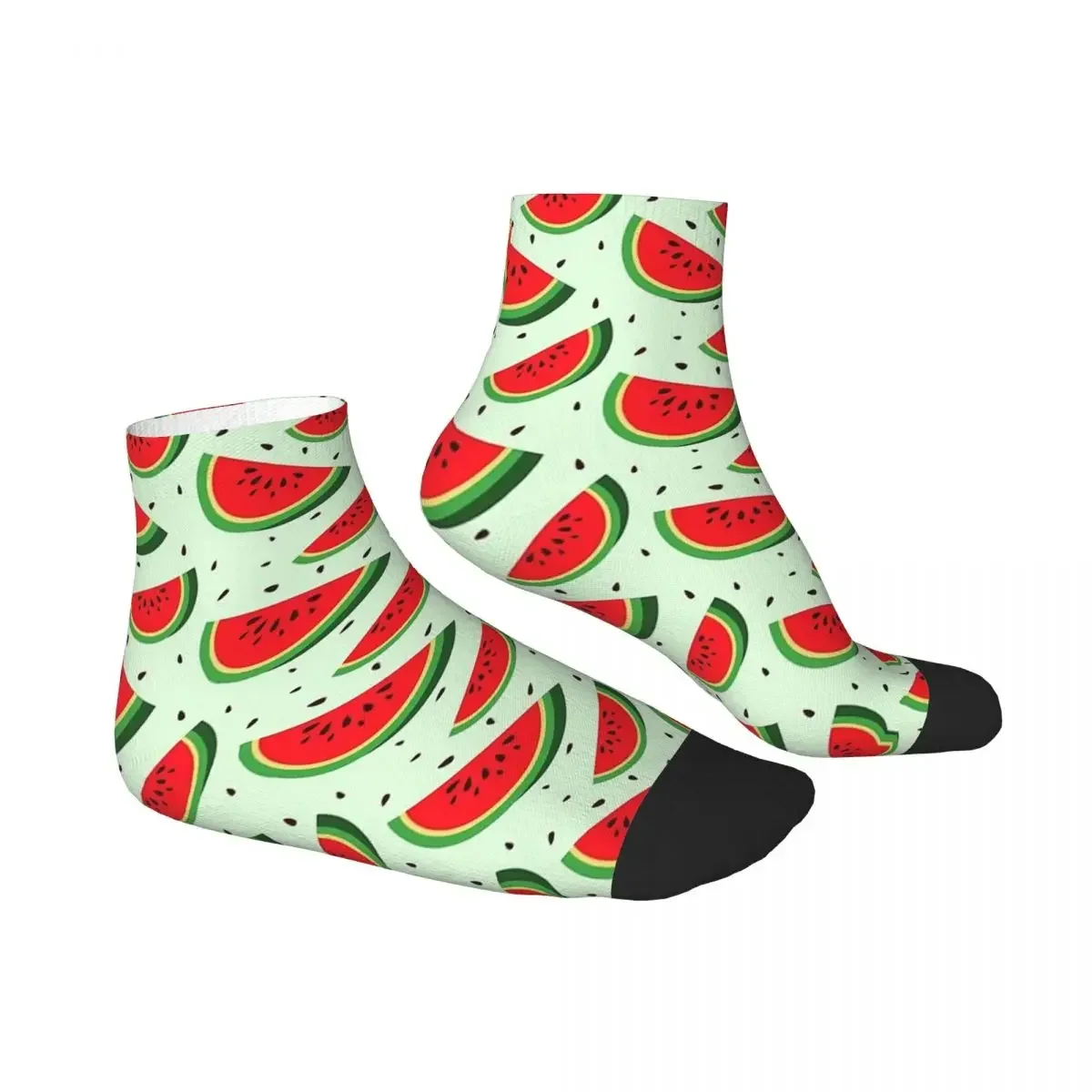 Милые носки с ломтиками арбуза чулки высокого качества в стиле Харадзюку