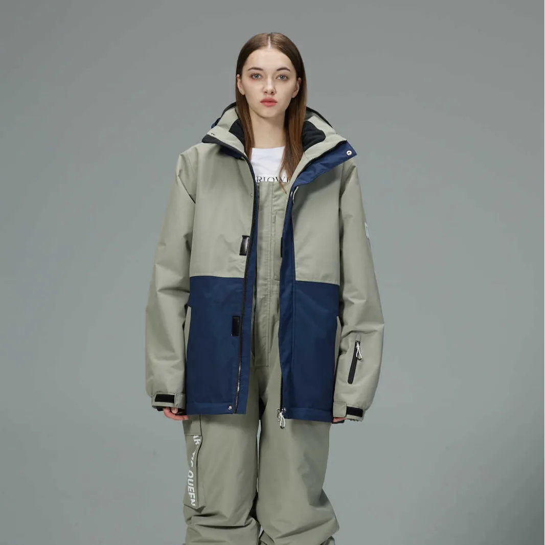 Ветрозащитный водонепроницаемый теплый зимний комбинезон для катания на лыжах